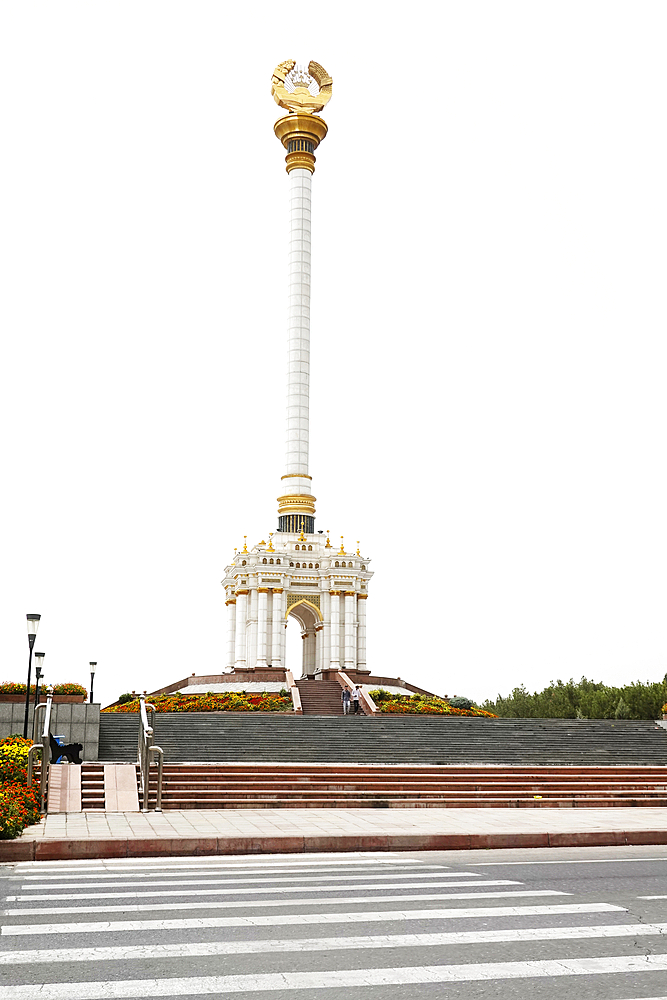 Statue, Dushanbe, Tajikistan, Central Asia, Asia