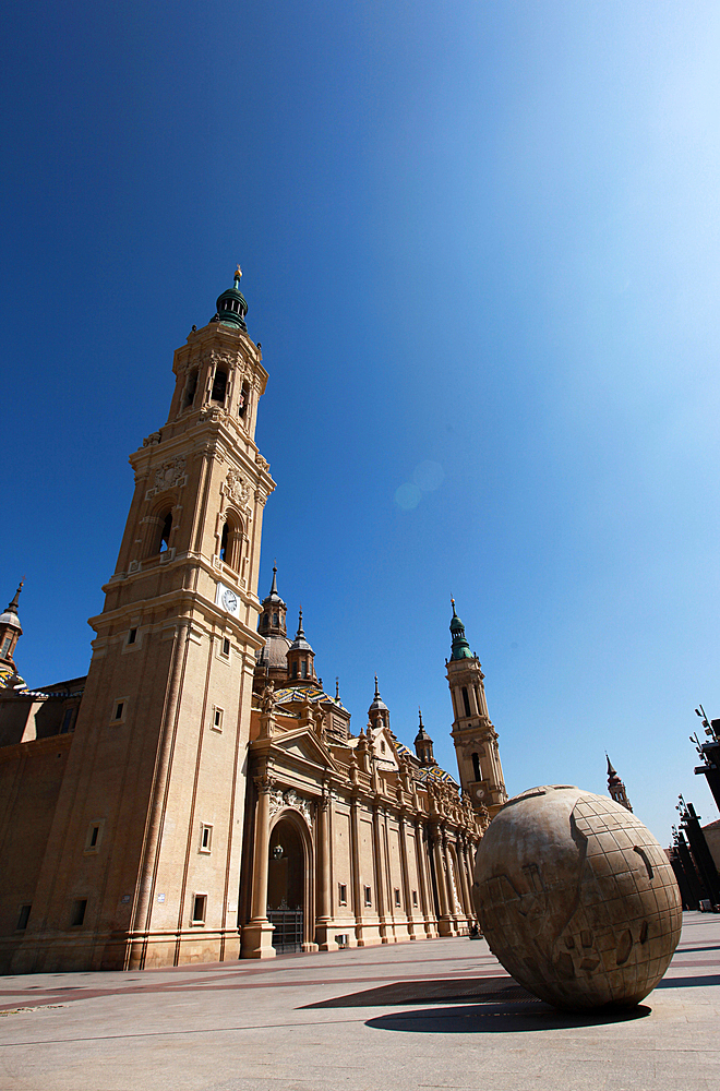 Basilica of Our Lady of Pilar, Zaragoza, Aragon, Spain, Europe