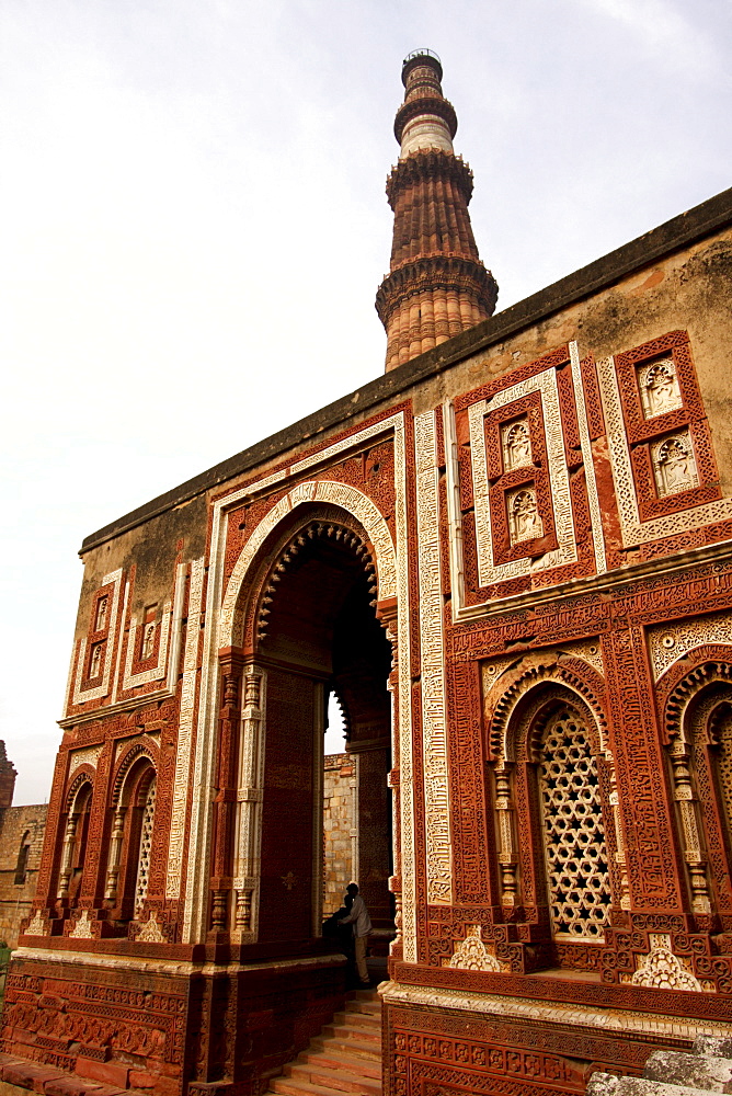 Qutab Minar, UNESCO World Heritage Site, Delhi, India, Asia