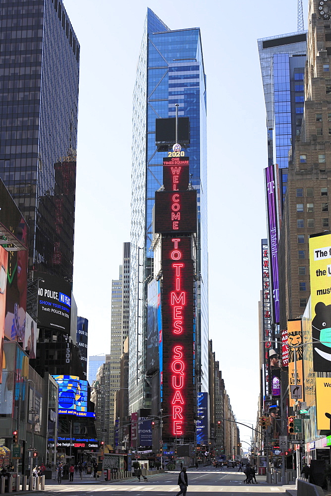 Times Square, Manhattan, New York City, New York, United States of America, North America