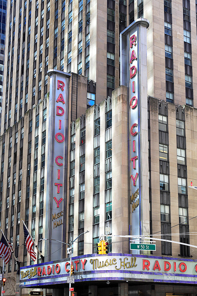 Radio City Music Hall, Rockefeller Center, Midtown, Manhattan, New York City, New York, United States of America, North America