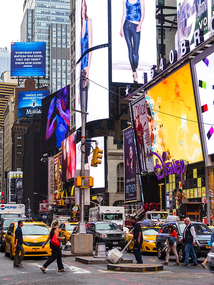 Times Square, Theatre District, Midtown, Manhattan, New York City, New York, United States of America, North America