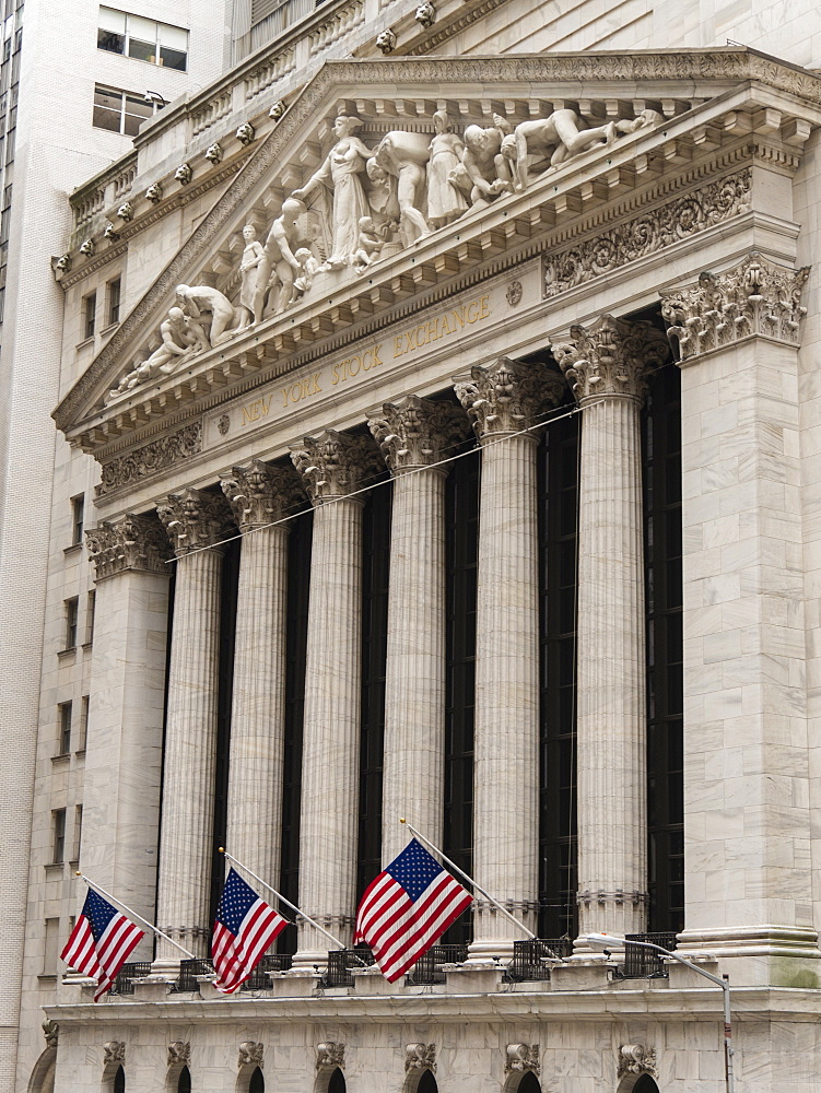 New York Stock Exchange, Wall Street, Manhattan, New York City, New York, United States of America, North America