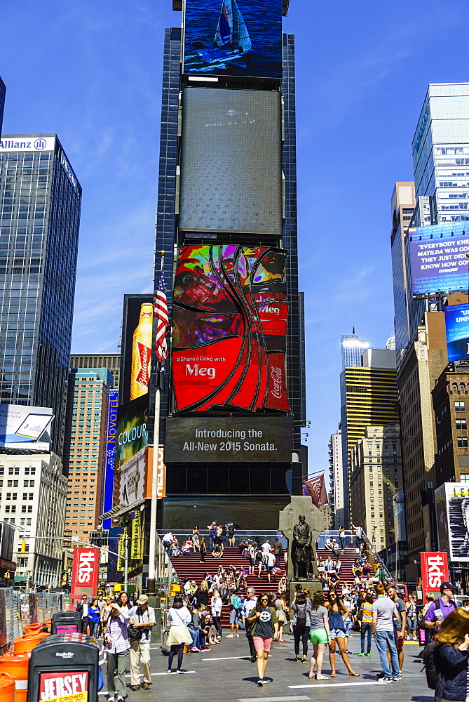 Times Square, Theatre District, Midtown, Manhattan, New York City, New York, United States of America, North America