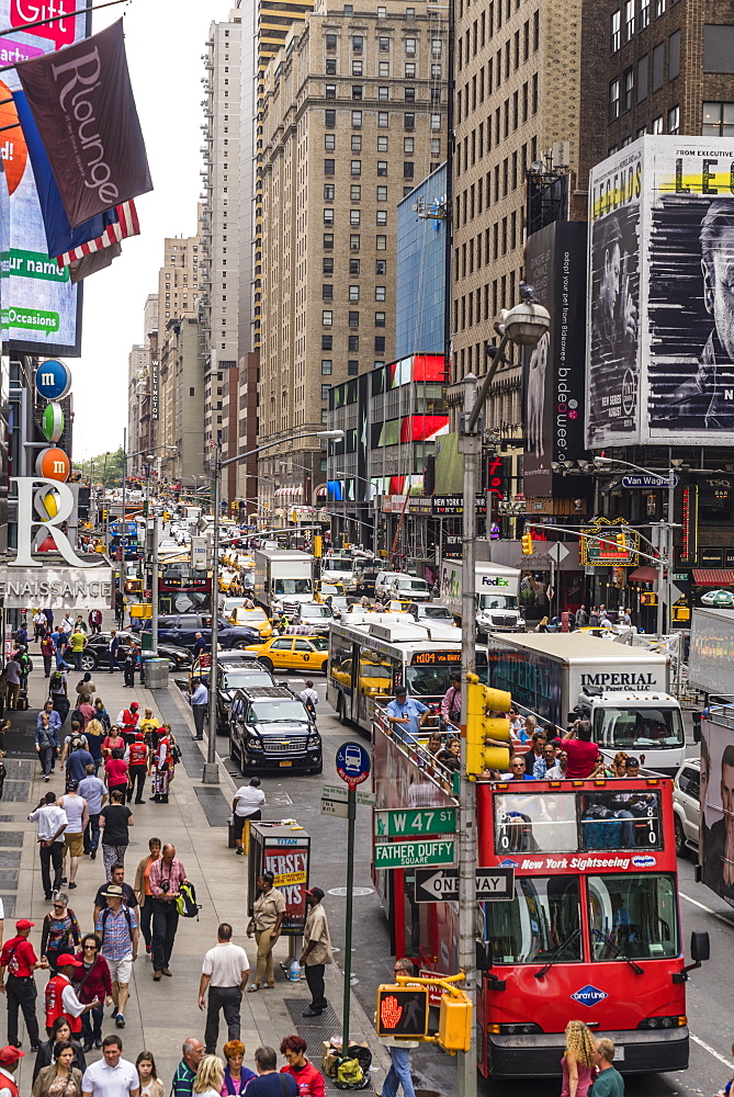 Times Square, Theatre District, Midtown, Manhattan, New York City, New York, United States of America, North America