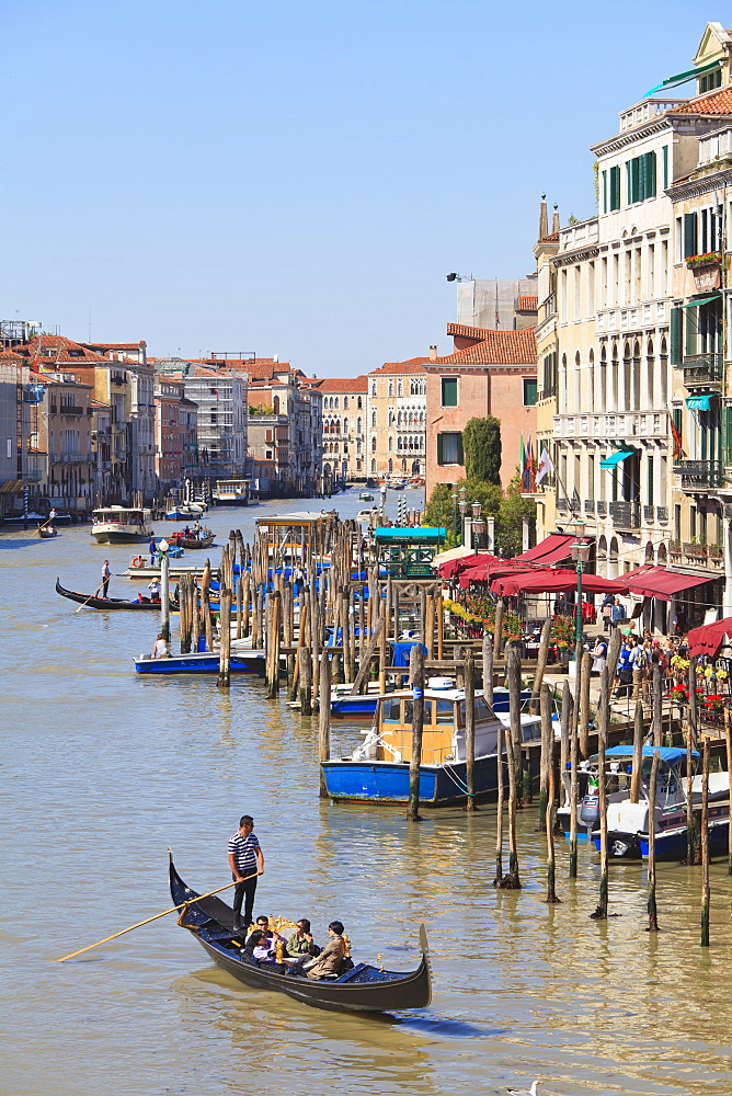 Grand Canal, Venice, UNESCO World Heritage Site, Veneto, Italy, Europe