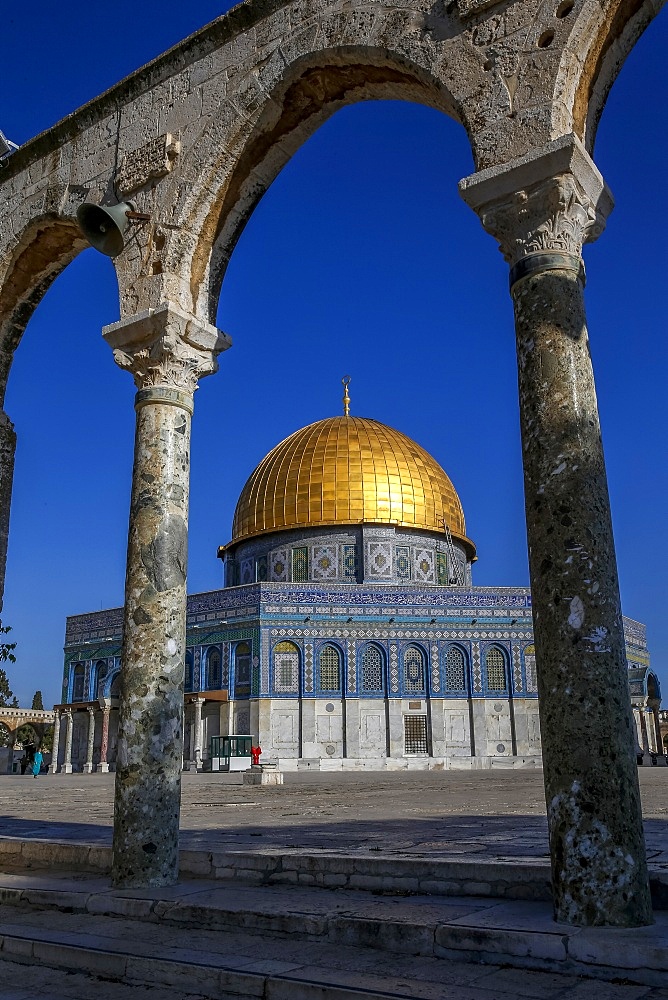 Dome of the Rock, UNESCO World Heritage Site, East Jerusalem, Israel, Middle East