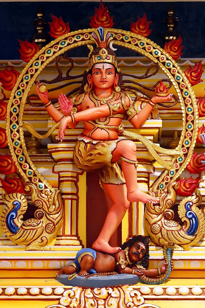 Shiva as Nataraj, Hindu Temple and Shrine of Batu Caves, Kuala Lumpur, Malaysia, Southeast Asia, Asia