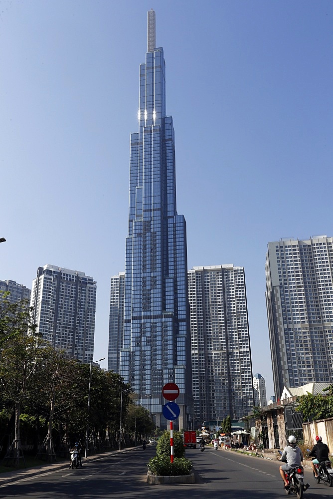 Landmark 81, a super tall skyscraper, Ho Chi Minh City, Vietnam, Indochina, Southeast Asia, Asia