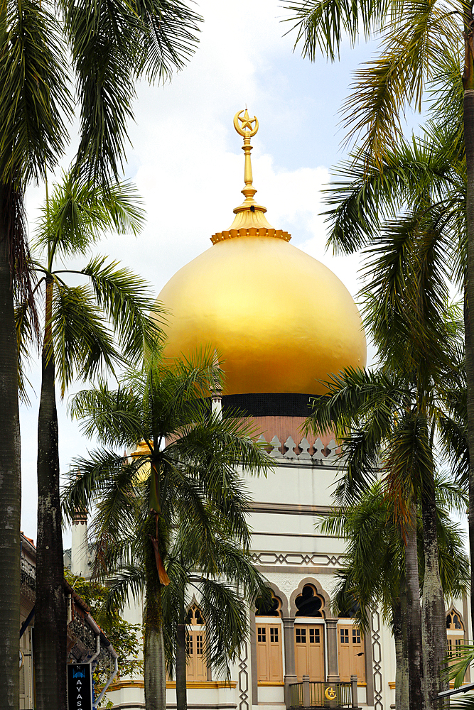 The Sultan Mosque (Masjid Sultan), Singapore, Southeast Asia, Asia