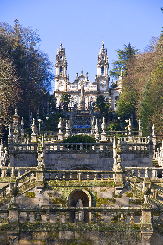 Santuario Nossa Senhora dos Remedios, UNESCO World Heritage Site, Lamego, Portugal , Europe