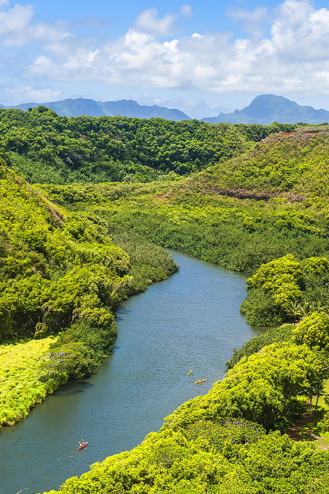 The Wailua River, Kauai, Hawaii, United States of America, Pacific