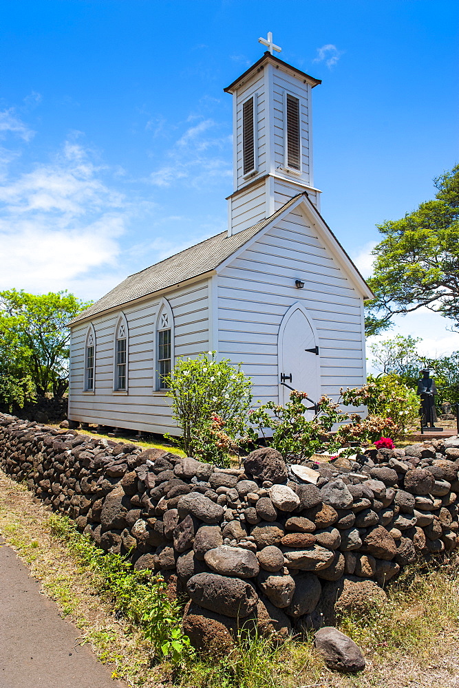 St. Joseph's church, island of Molokai, Hawaii, United States of America, Pacific