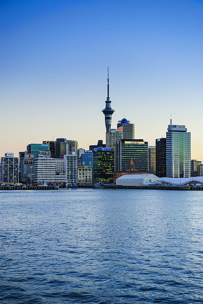 Skyline of Auckland, North Island, New Zealand, Pacific