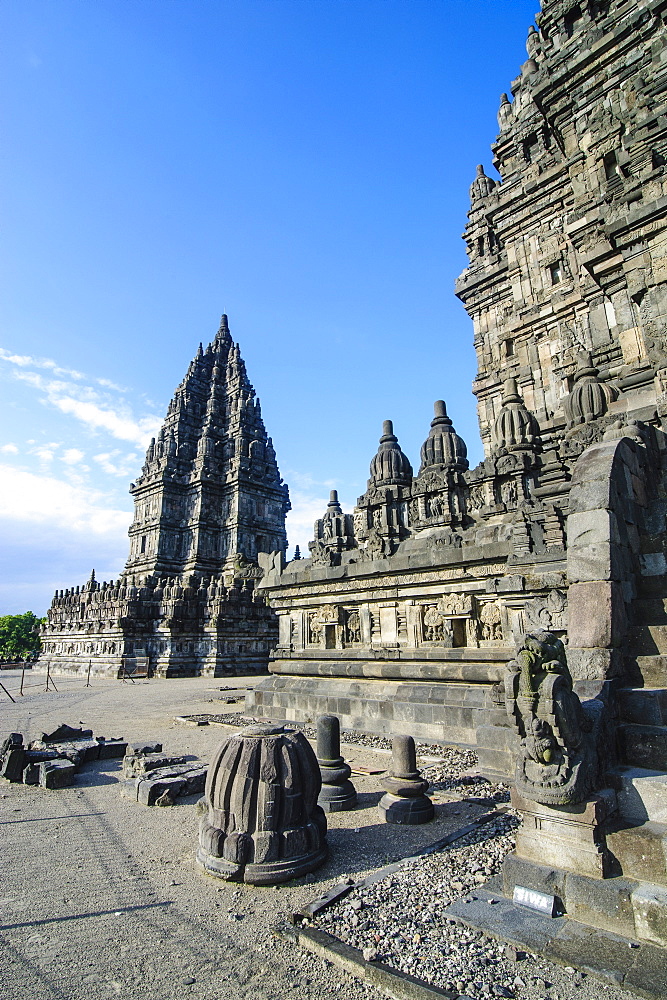 The Prambanan Temple complex, UNESCO World Heritage Site, Java, Indonesia, Southeast Asia, Asia