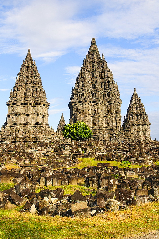 The Prambanan Temple complex, UNESCO World Heritage Site, Java, Indonesia, Southeast Asia, Asia