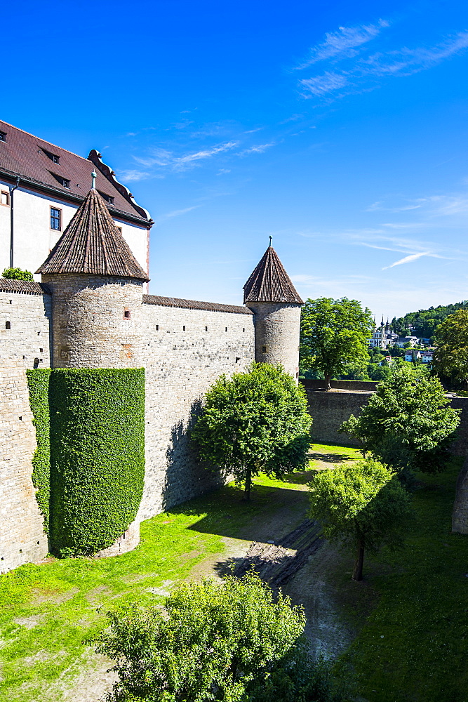 Fortress Marienberg, Wurzburg, Franconia, Bavaria, Germany, Europe