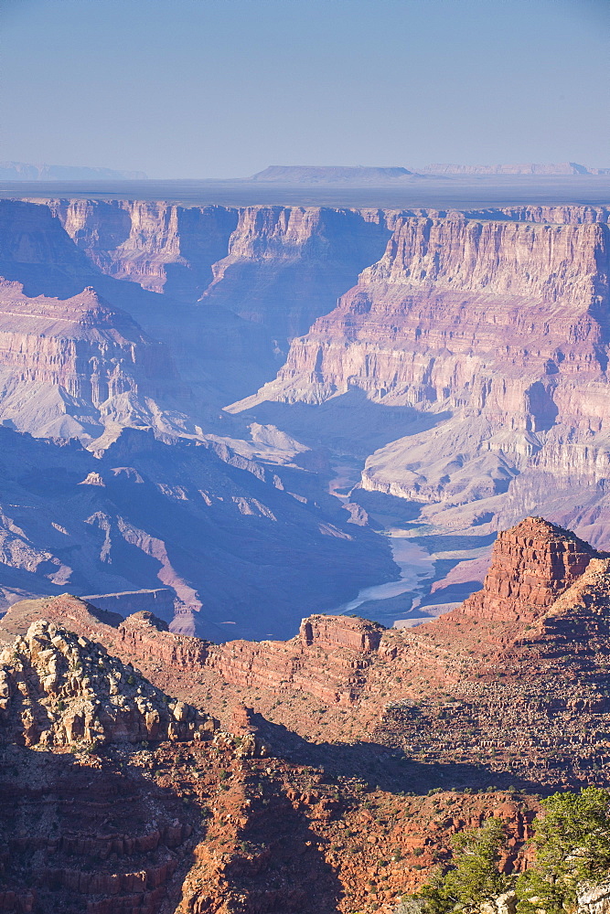 Desert view point over the Grand Canyon, UNESCO World Heritage Site, Arizona, United States of America, North America