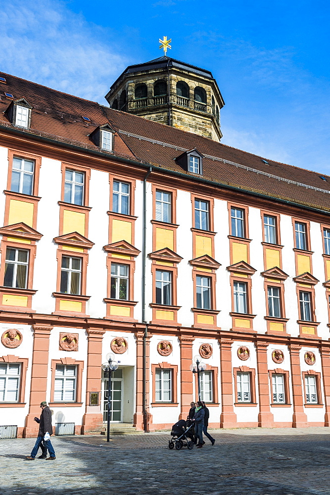 The old castle in Bayreuth, Upper Franconia, Bavaria, Germany, Europe