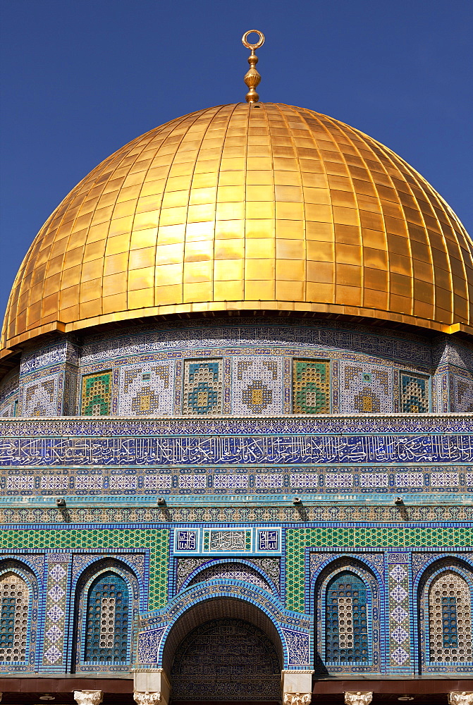 Dome of the Rock mosque, Jerusalem, Israel, Middle East