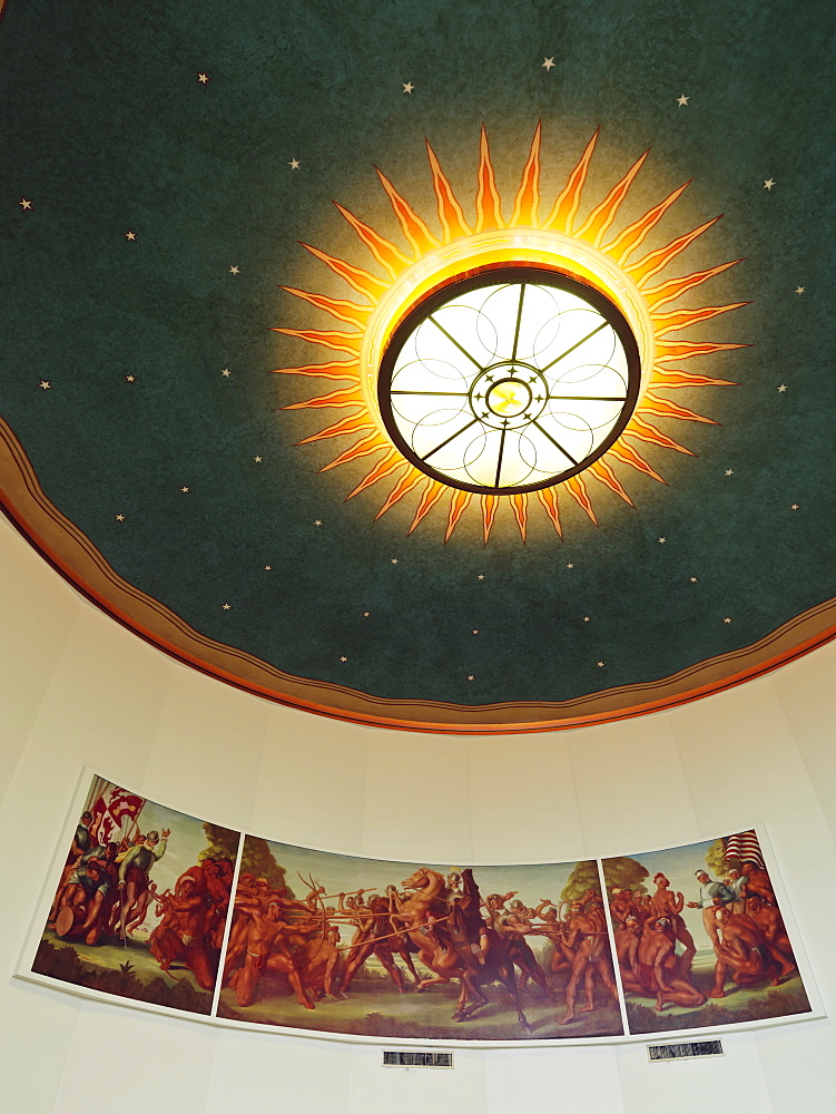 Interior of the Post Office building in Art Deco style, South Beach, Miami, Florida, United States of America, North America