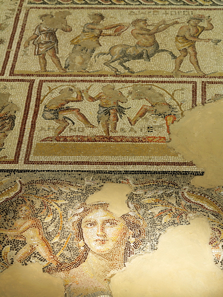 Mosaic floors, Roman Villa, Zippori, Israel, Middle East