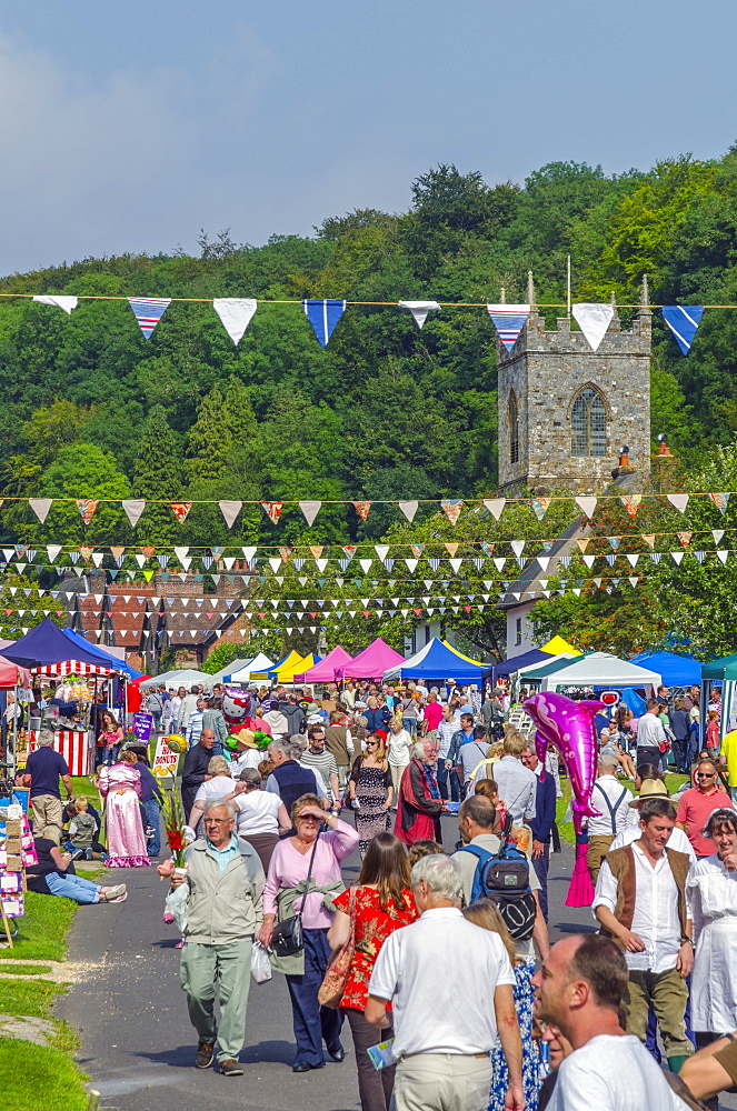 Biennial Street Fair, Milton Abbas, Dorset, England, United Kingdom, Europe