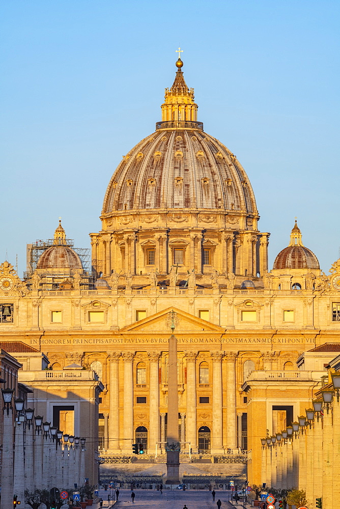 St. Peter's Basilica, UNESCO World Heritage Site, The Vatican, Rome, Lazio, Italy, Europe