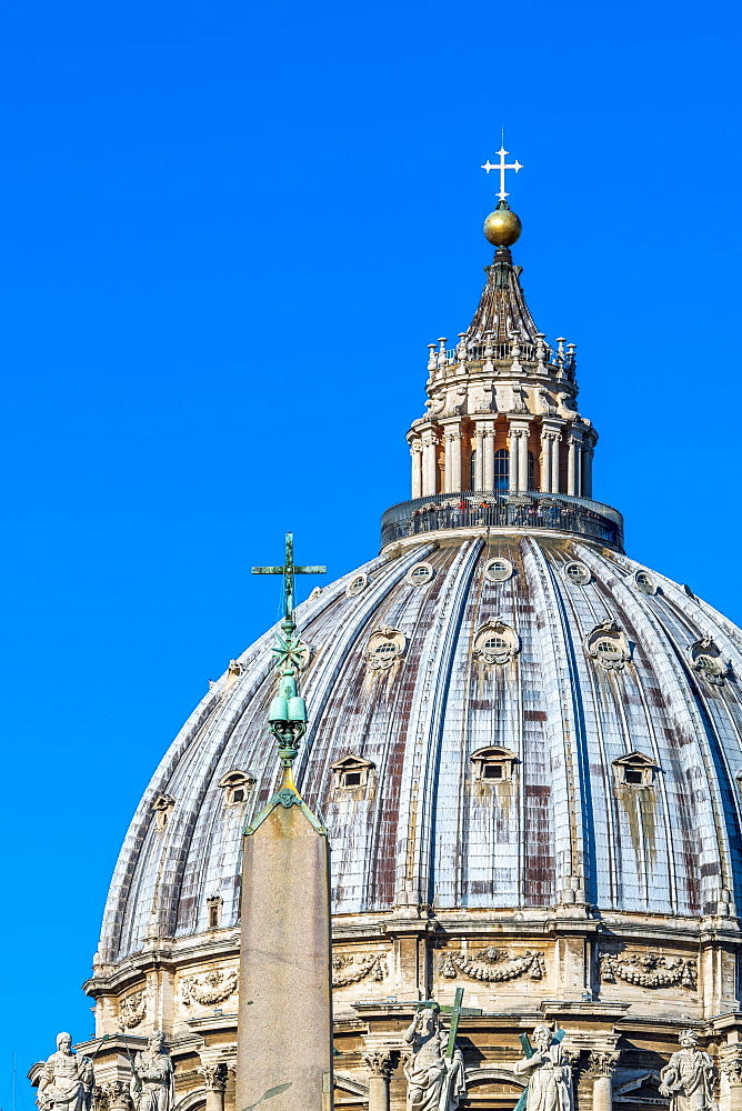 St. Peter's Basilica, UNESCO World Heritage Site, The Vatican, Rome, Lazio, Italy, Europe