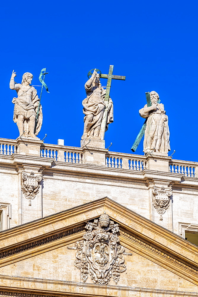 St. Peter's Basilica, UNESCO World Heritage Site, The Vatican, Rome, Lazio, Italy, Europe