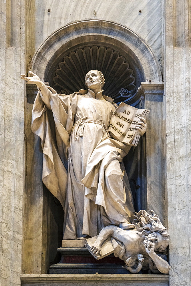 St. Peter's Basilica, UNESCO World Heritage Site, The Vatican, Rome, Lazio, Italy, Europe