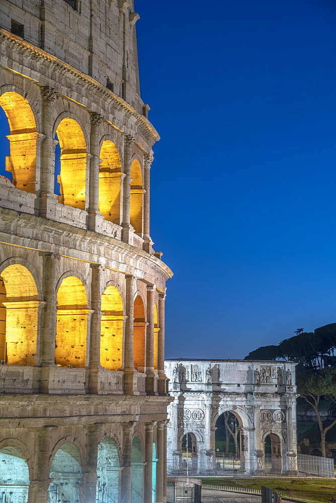 Coliseum, UNESCO World Heritage Site, Rome, Lazio, Italy, Europe