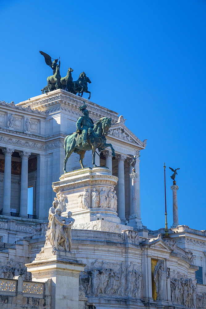 Vittorio Emanuele II Monument, Altare della Patria (Altar of the Fatherland), Rome, Lazio, Italy, Europe