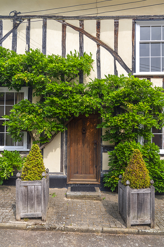 Timber-framed building, Lavenham, Suffolk, England, United Kingdom, Europe