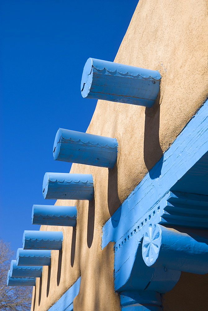 Adobe buildings, Taos, New Mexico, United States of America, North America