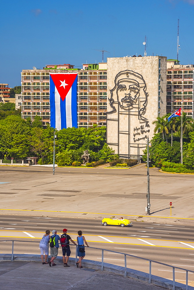 Plaza de la Revolucion, Vedado, Havana, Cuba, West Indies, Caribbean, Central America