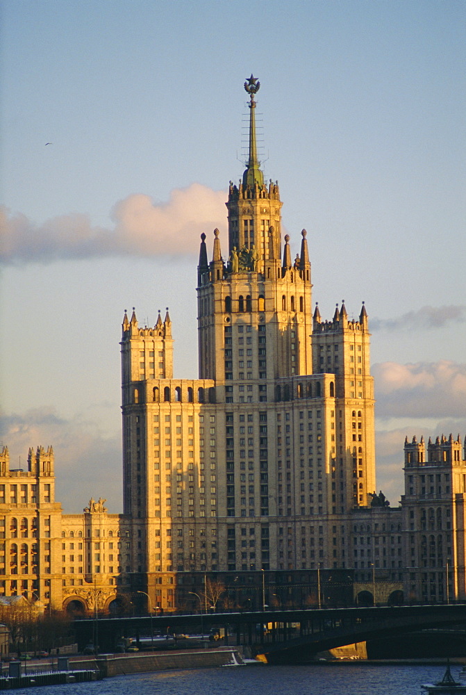 Skyscraper by the Moskva River, Moscow, RussiaOne of seven such skyscrapers built in the late 1940's and early 1950's