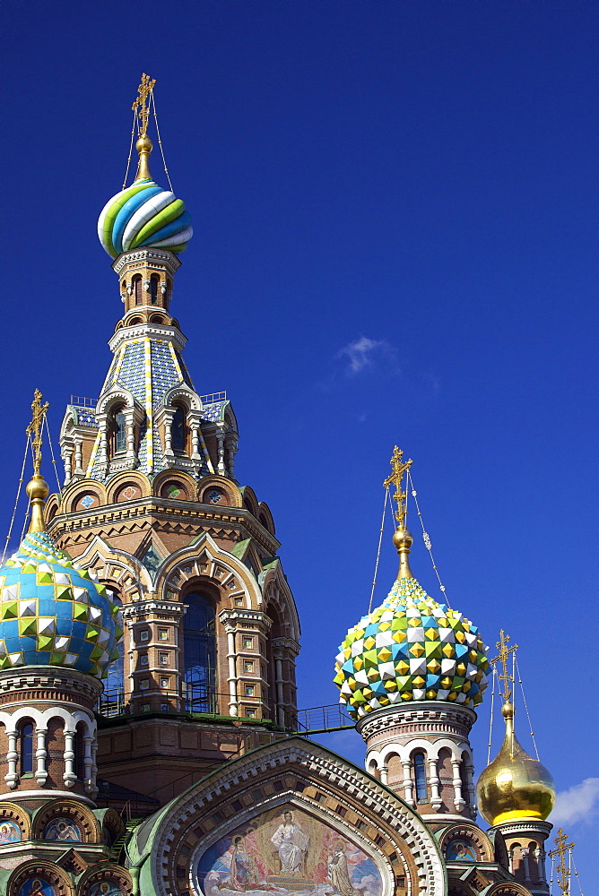 Church on Spilled Blood (Church of the Resurrection), UNESCO World Heritage Site, St. Petersburg, Russia, Europe