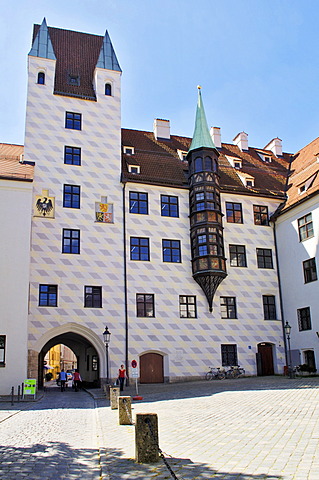 Old courtyard of the Residence, Munich, Bavaria, Germany