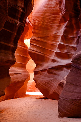 Sandstone formations at Upper Antelope Canyon, Slot Canyon Arizona, USA, North America