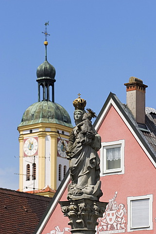 Figure of Maria in Mindelheim - Bavaria