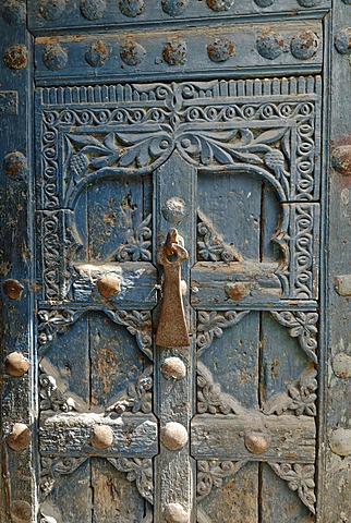 Historic door in the old town of Al Mukalla, Mukalla, Yemen