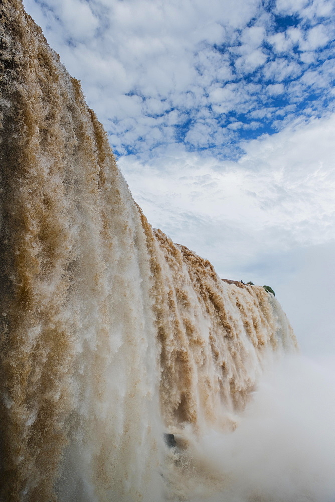 Iguazú Falls, Iguazú River, border between Brazil and Argentina, Foz do Iguaçu, Paraná, Brazil, South America