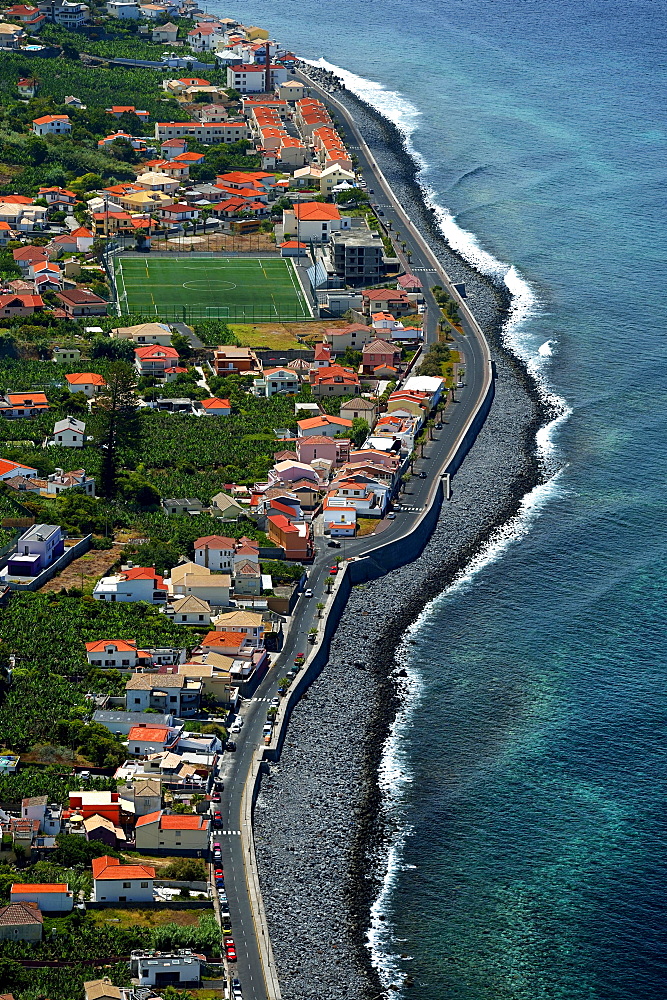 View of Paul do Mar, West Coast, Madeira, Portugal, Europe