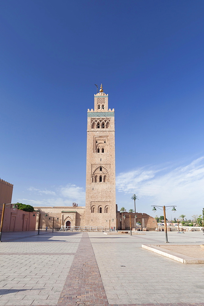 Koutoubia Mosque in Marrakech, Morocco, Africa