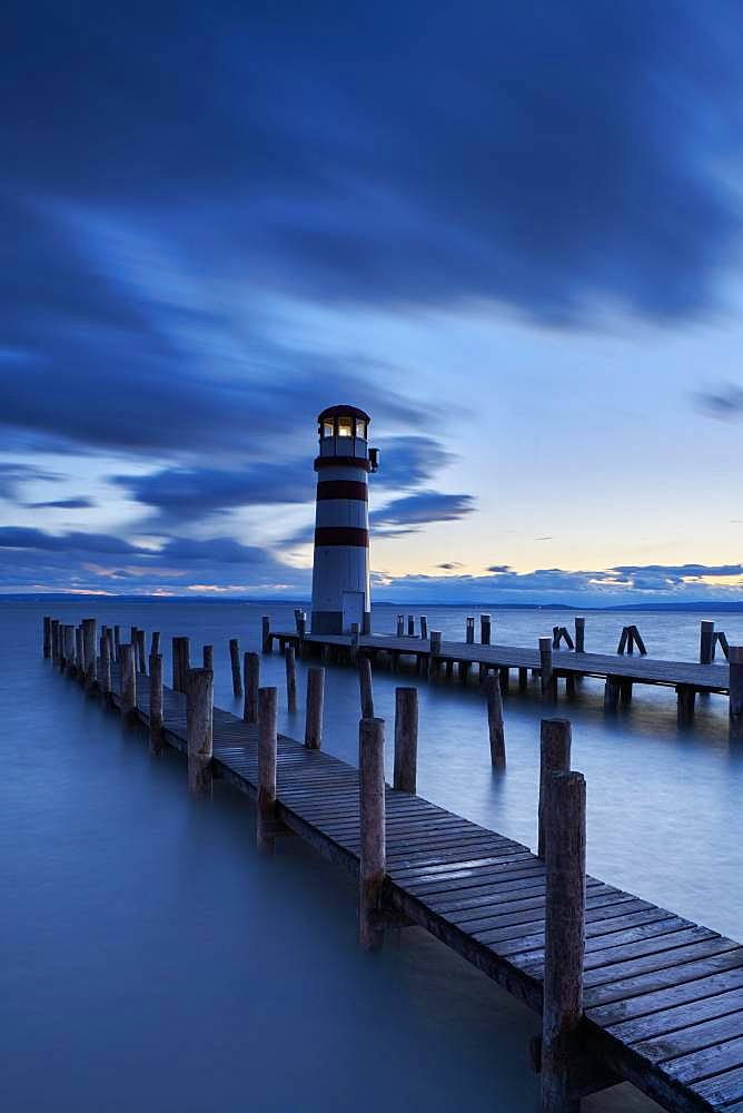 Lighthouse, Podersdorf, Burgenland, Austria, Europe