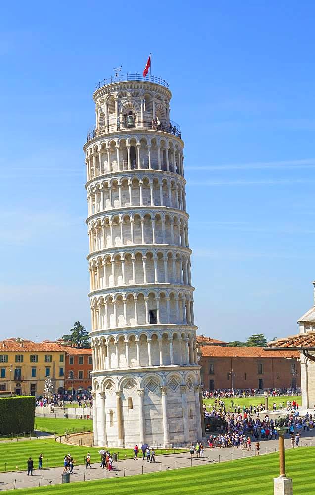 Leaning Tower, Campo dei Miracoli, Pisa, Tuscany, Italy, Europe