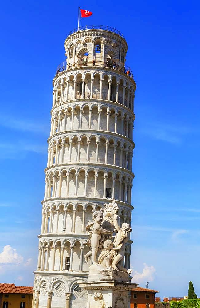 Leaning Tower, Campo dei Miracoli, Pisa, Tuscany, Italy, Europe