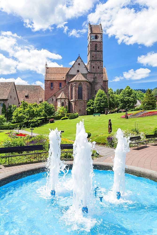 Monastery church, Alpirsbach, Black Forest, Baden-Wuerttemberg, Germany, Europe