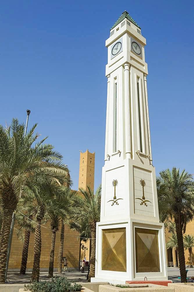 Clock tower of Riad, Saudi Arabia, Asia